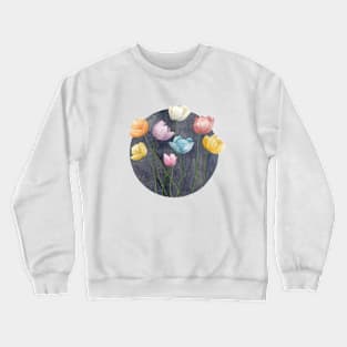 Circle of flowers Crewneck Sweatshirt